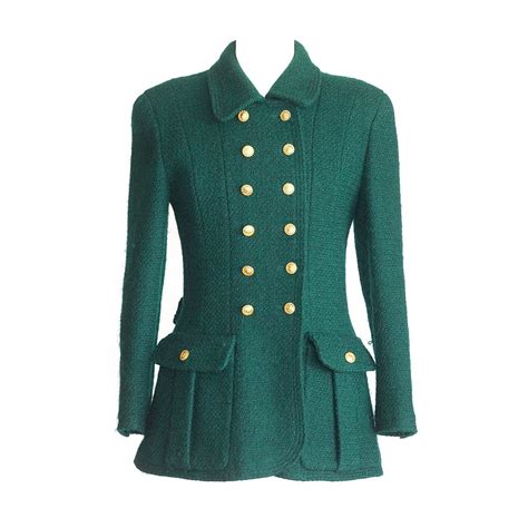 ebay chanel jacket|Chanel green blazer.